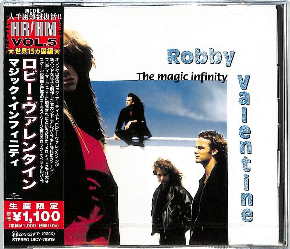 New 2022M  HR/HM 1000 ROBBY VALENTINE The Magic Infinity w/ Bonus Track JAPAN CD