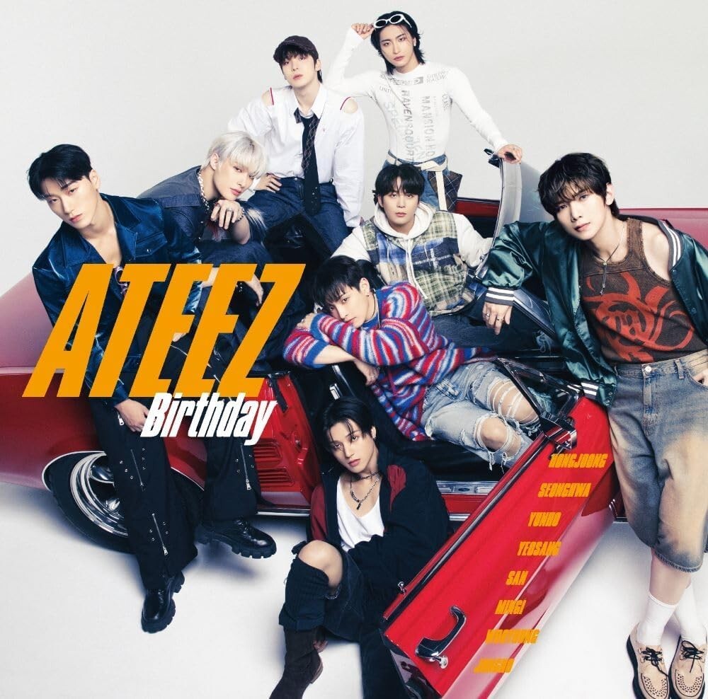ATEEZ Birthday JAPAN CD+CARD (Standard Edition) New