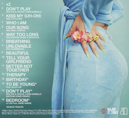 Anne-Marie CD Therapy 4 Bonus Tracks Japan OBI NEW