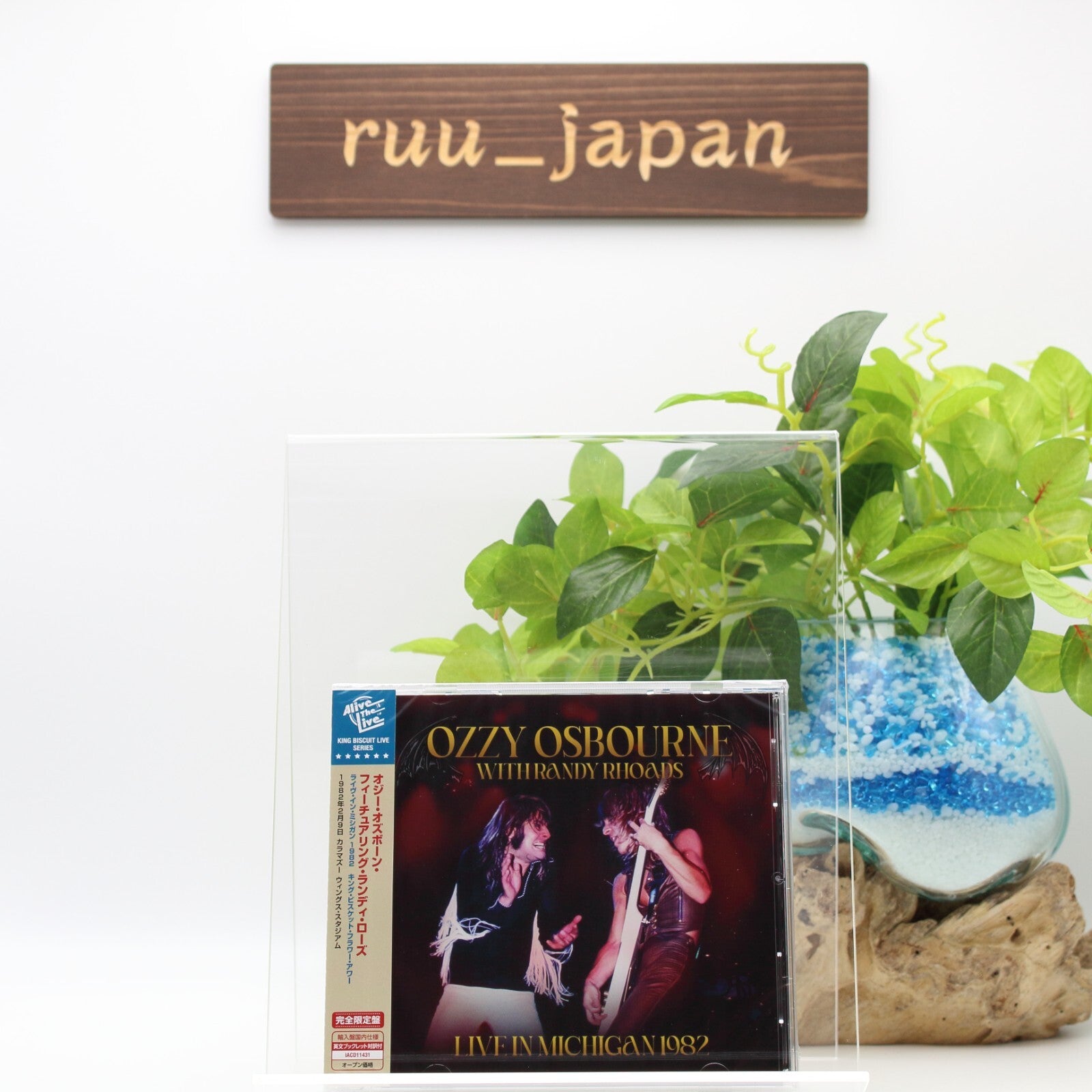 New OZZY OSBOURNE WITH RANDY RHOADS LIVE IN MICHIGAN 1982 JAPAN CD