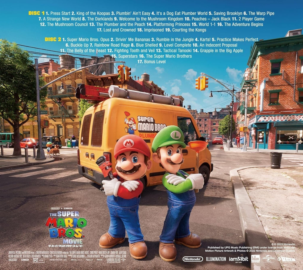 OST THE SUPER MARIO BROS MOVIE SOUNDTRACK 2CD New