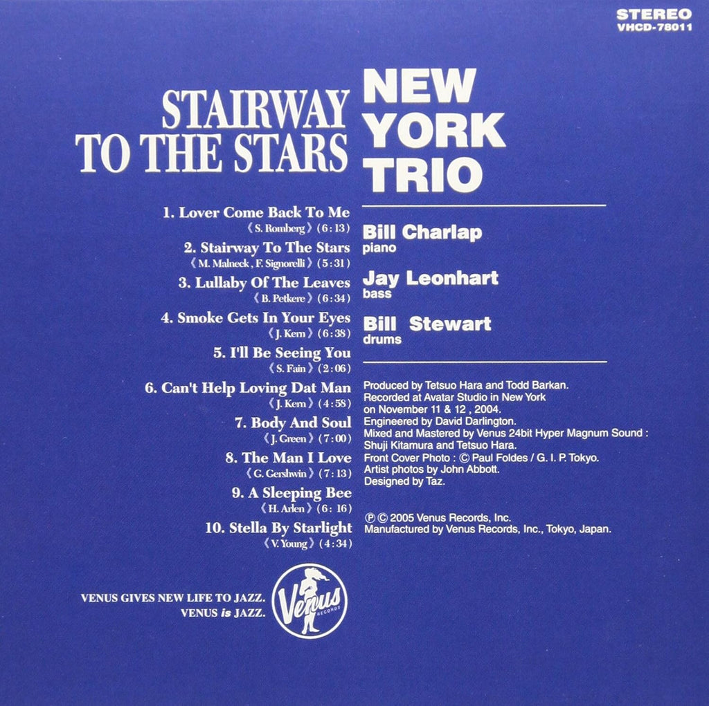 New York Trio Bill Charlap Piano CD Stairway To The Stars Paper Slv. OBI New