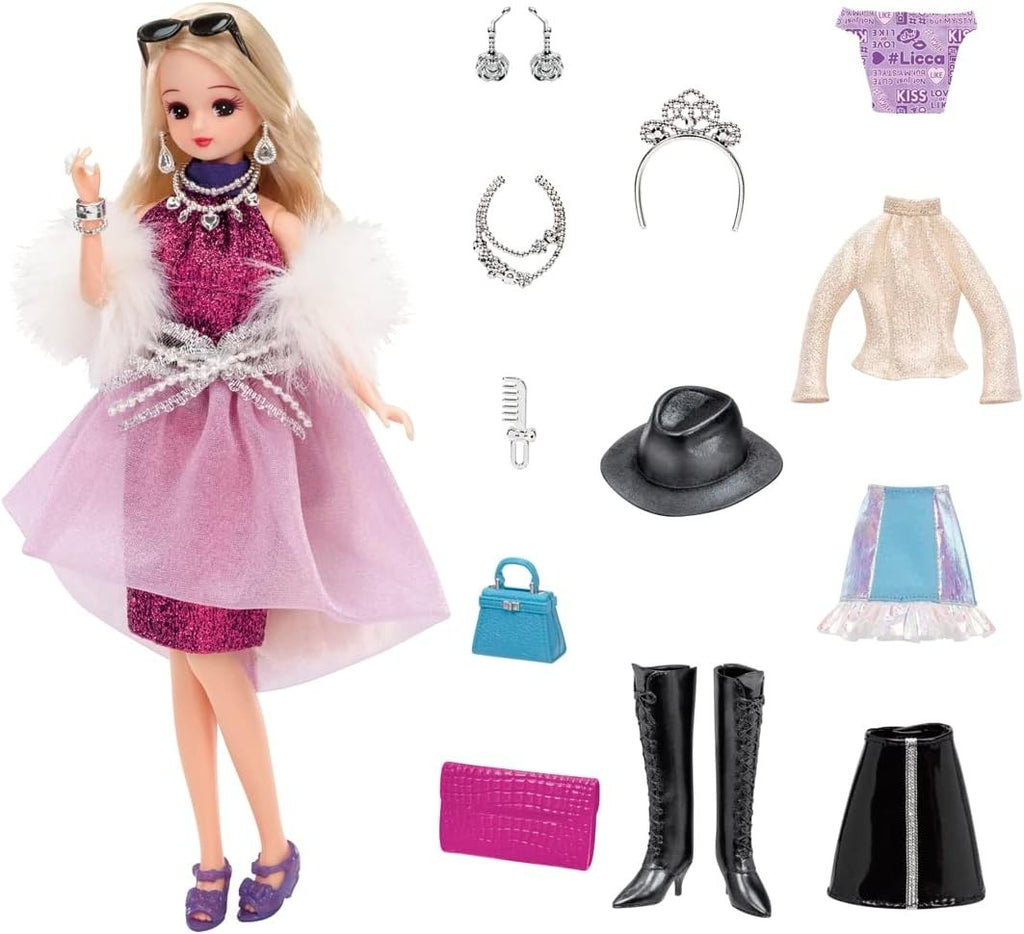Takara Tomy Licca-chan Doll #Licca #Reception Party Deluxe Set Dress Up NEW