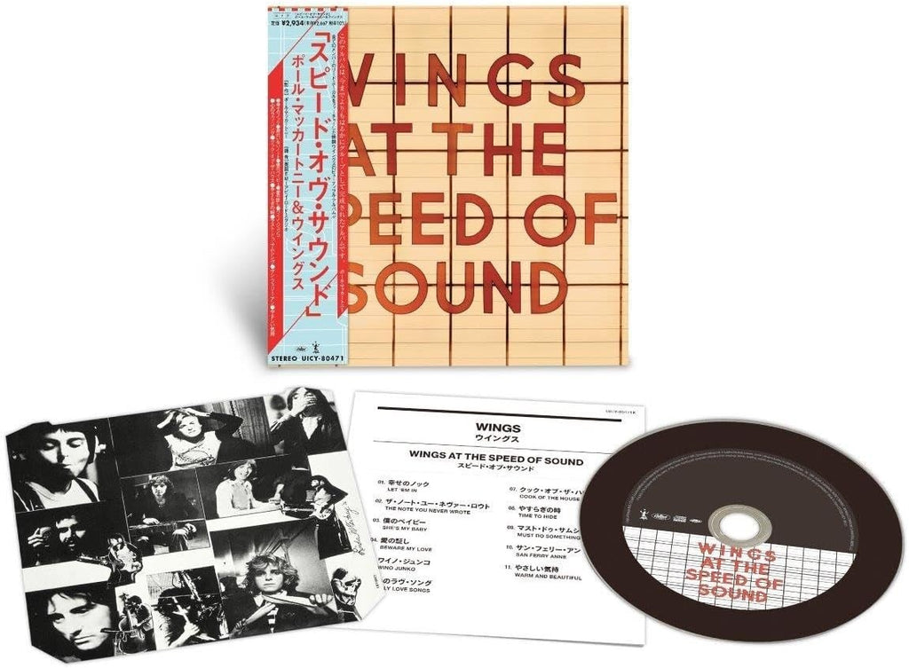 CD New McCARTNEY & WINGS WINGS AT THE SPEED OF SOUND 2024 JAPAN MINI LP SHM
