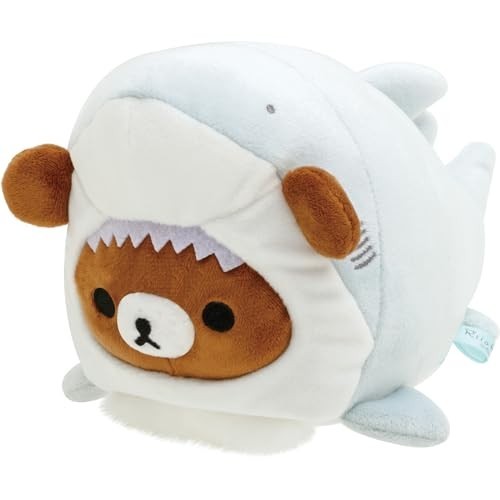 San X Rilakkuma Plush S Chahiro Eiku Bear (Shark) MO58801 New