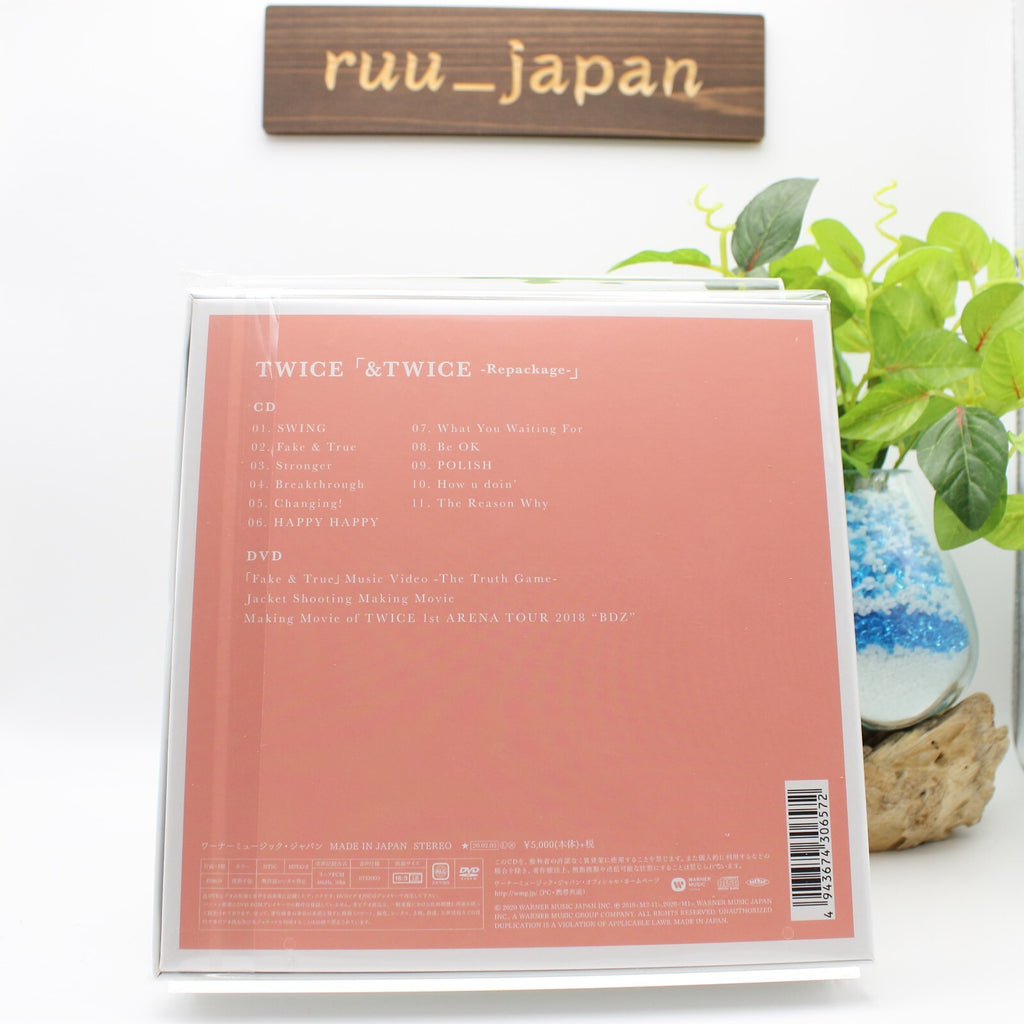 New TWICE &TWICE-Repackage- Limited Edition (CD+DVD+BOOKLET+9CARD+9POSTCARD)