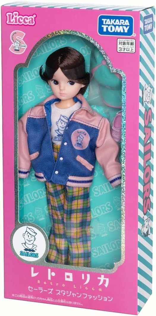 Takara Tomy Licca-chan Doll  Retro Rica  Sailors  Stadium Jun Fashion NEW