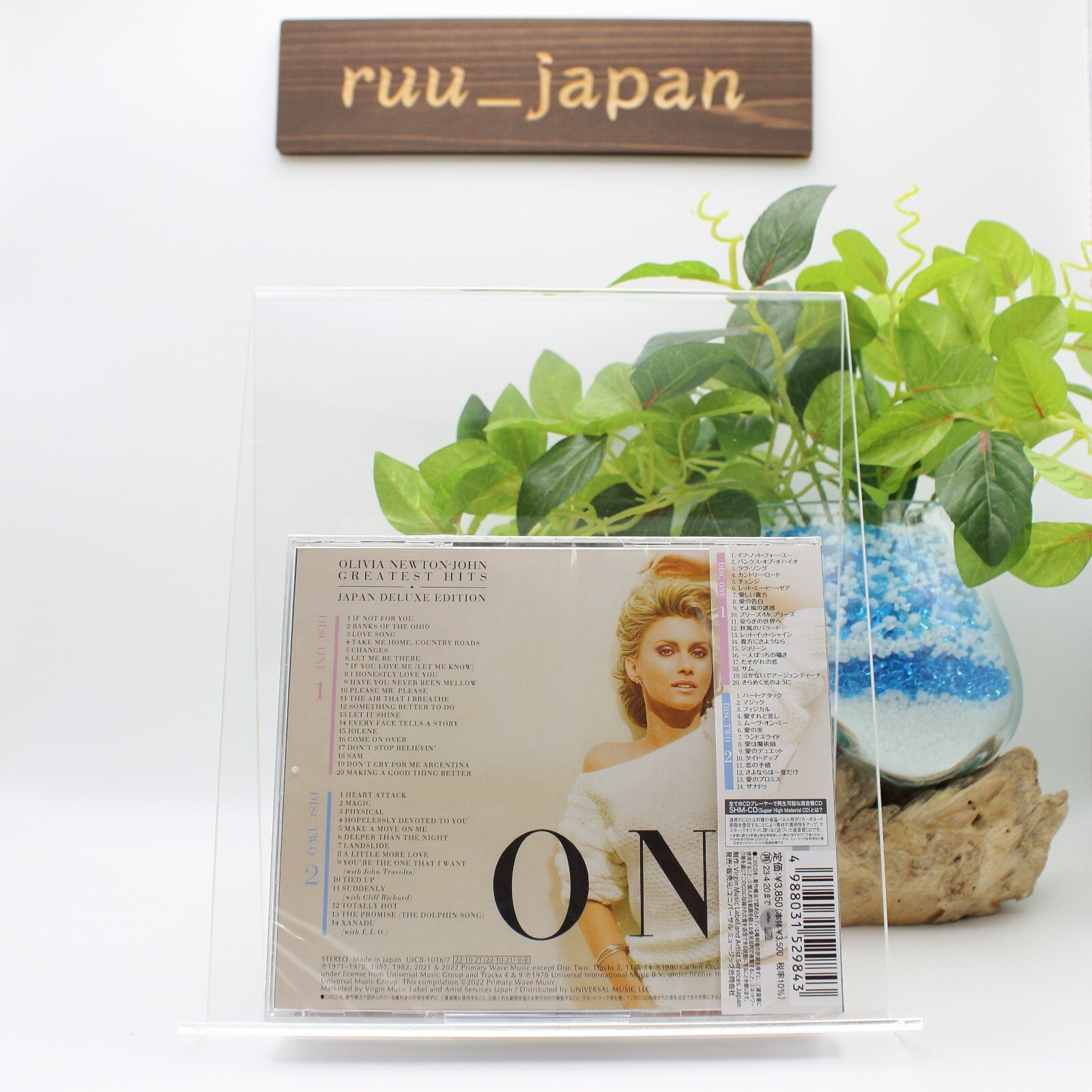 OLIVIA NEWTON-JOHN GREATEST HITS JAPAN 2 SHM CD DELUXE EDITION + POSTER 6WT NEW