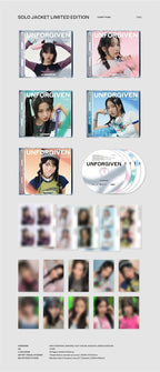 New LE SSERAFIM UNFORGIVEN SAKURA Solo Jacket Edition CD Japan 2nd Single