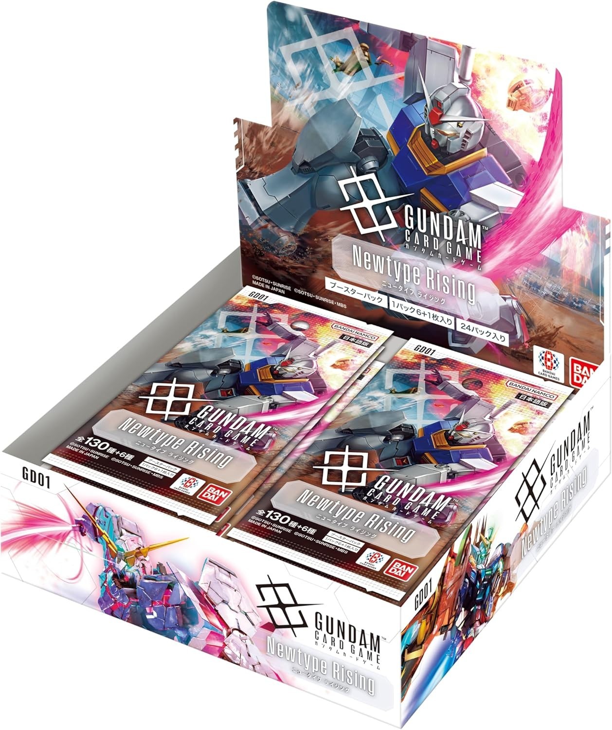 Gundam Card Game Newtype Rising Booster Box GD01 Sealed Japanese NEW