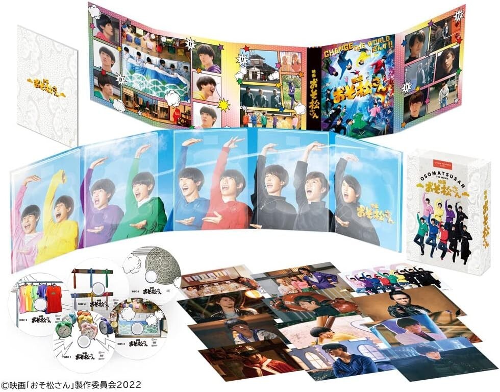 DVD Snow Man Mr Osomatsu San Movie Complete Box 4 Soundtrack CD Booklet Japan