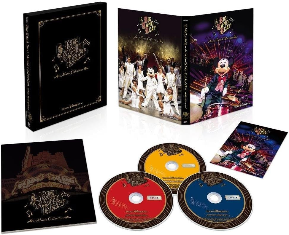 CD New Tokyo Disney Sea Big Band Beat Music Collection 3 CD Japan 2025