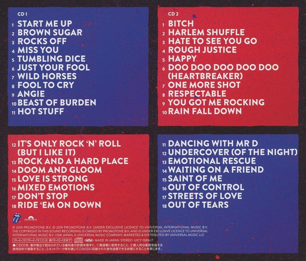 THE ROLLING STONES Honk Mick Jagger Keith Richards Classic Rock ! JAPAN SHM 2CD