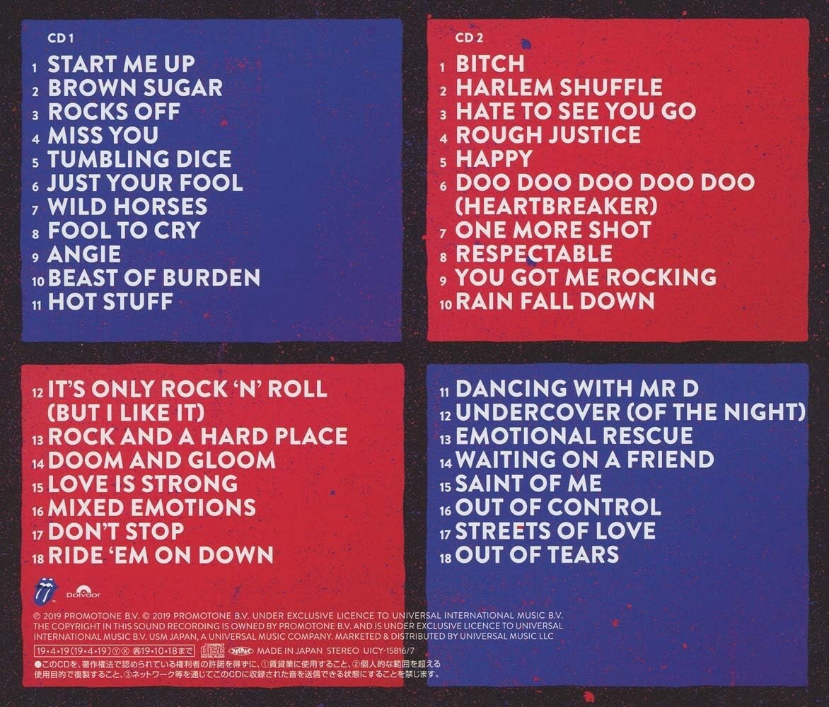THE ROLLING STONES Honk Mick Jagger Keith Richards Classic Rock ! JAPAN SHM 2CD
