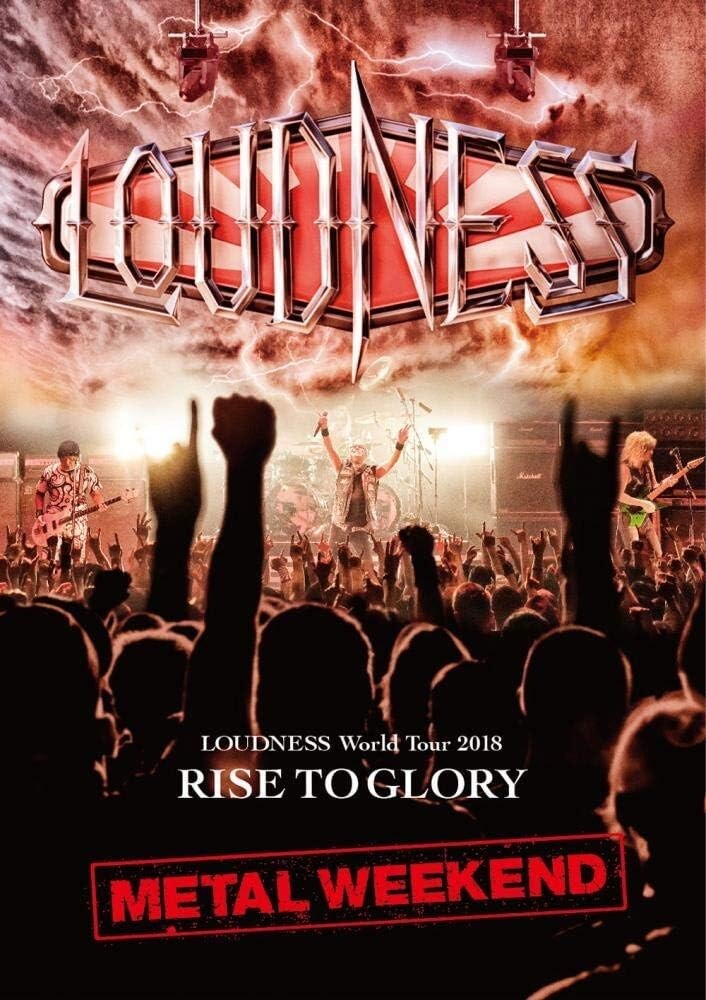 LOUDNESS WORLD TOUR 2018 RISE TO GLORY METAL  JAPAN BLU-RAY DISC + 2CD New
