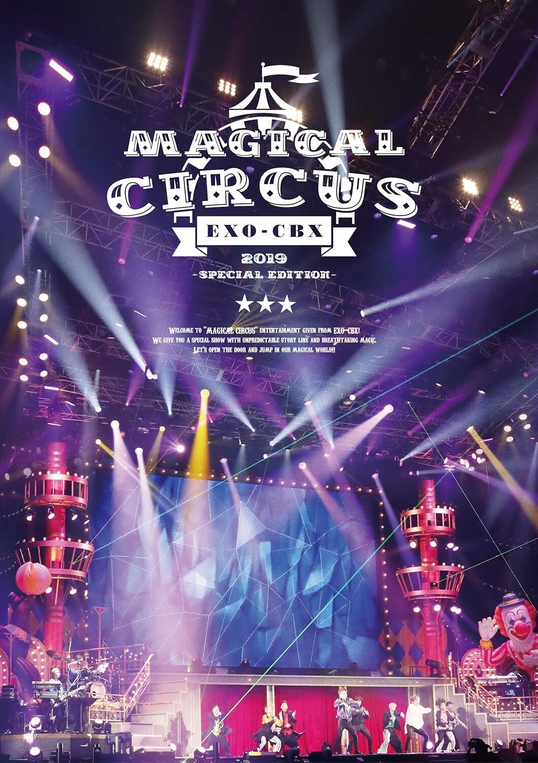 New EXO-CBX MAGICAL CIRCUS 2019 DVD JAPAN Special Edition