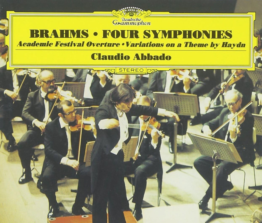 Abbado VPO Brahms The Four Symphonies TOWER RECORDS JAPAN 3CD New
