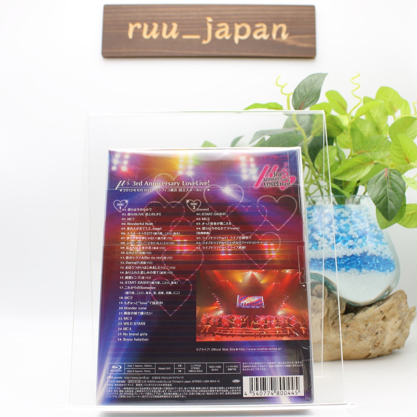 Love Live μ’s 3rd Anniversary LoveLive Blu-ray Japan LABX-8044 New