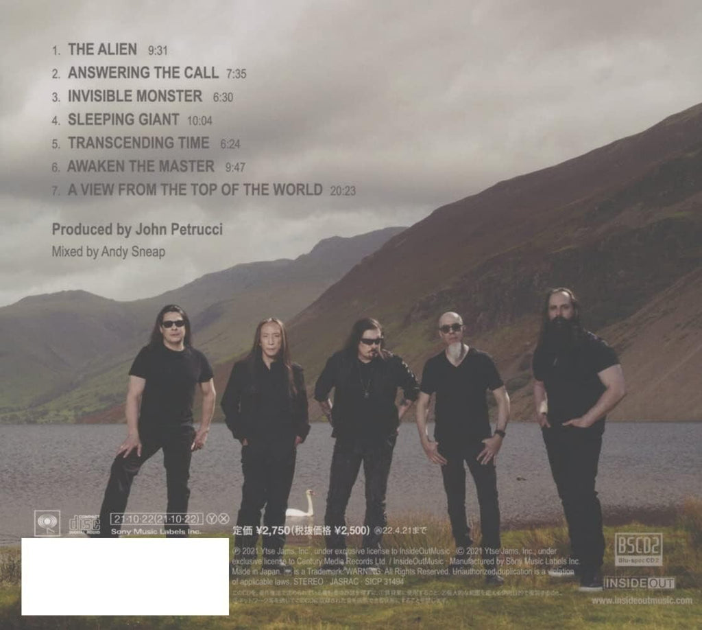 New DREAM THEATER-A VIEW FROM THE TOP OF THE WORLD JAPAN BLU-SPEC CD2