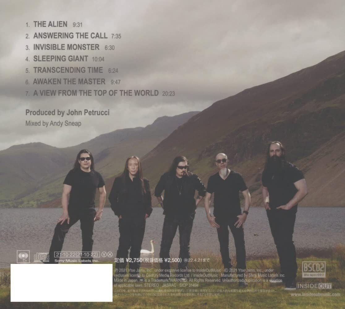 New DREAM THEATER-A VIEW FROM THE TOP OF THE WORLD JAPAN BLU-SPEC CD2