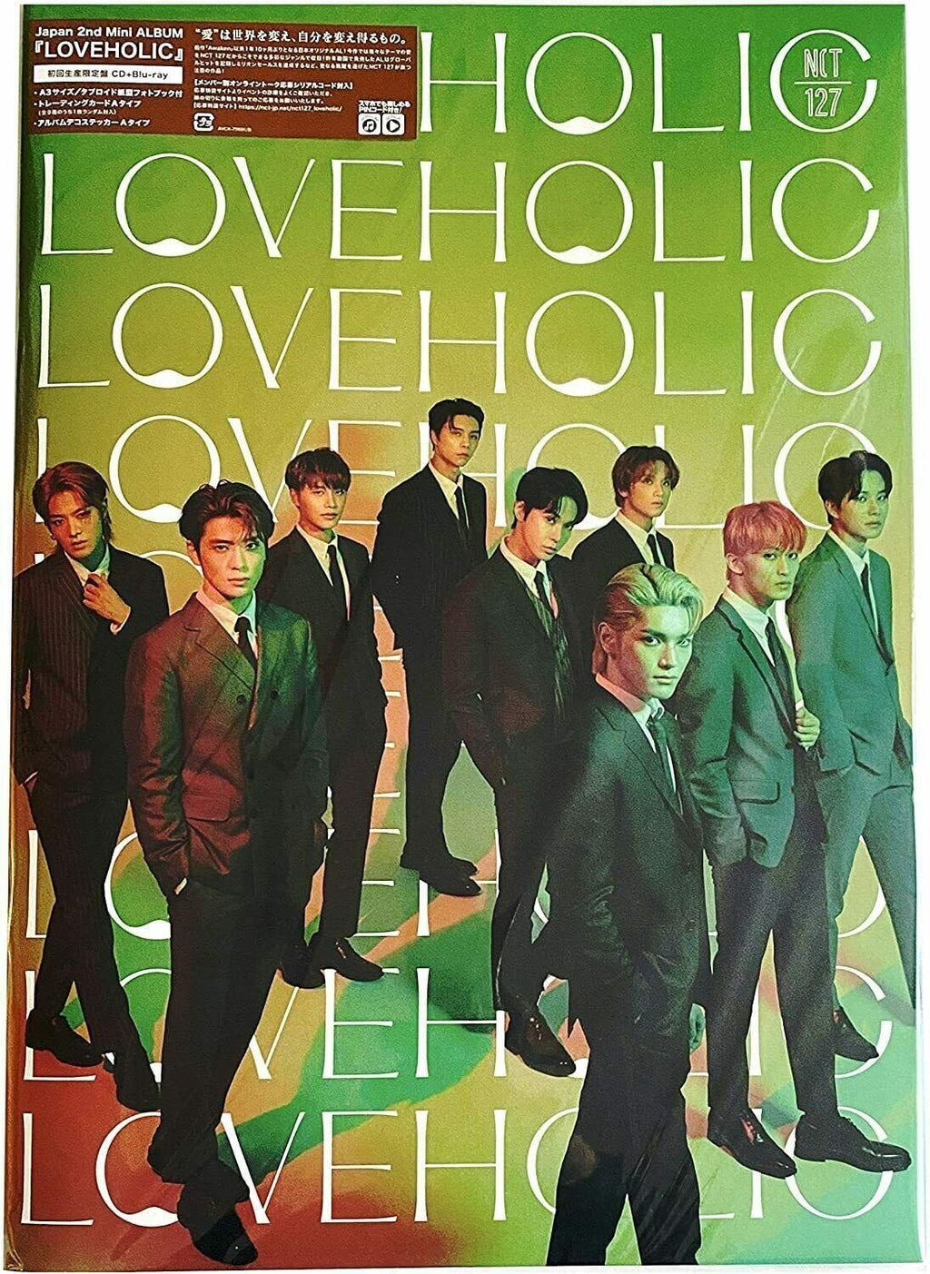 New NCT 127-LOVEHOLIC CD+BLU-RAY First press Ltd/Ed Japanese From Japan