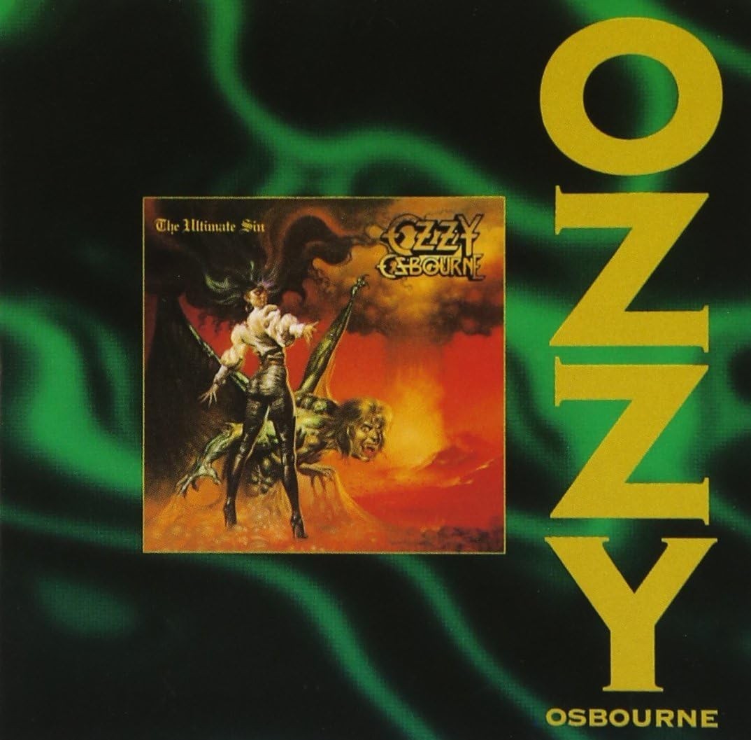 CD New Ozzy Osbourne (Black Sabbath) The Ultimate Sin Japan OBI