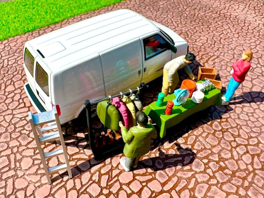 Tomytec Geocolle 64 #CarSnap 26a Swap Meet ABS resin PVC doll and accessory NEW