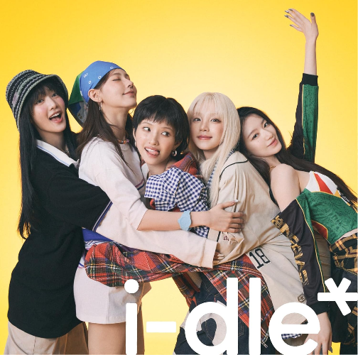 CD i-dle Japan 1st EP i-dle Poster Ver. CD+PhotoCard logo sticker