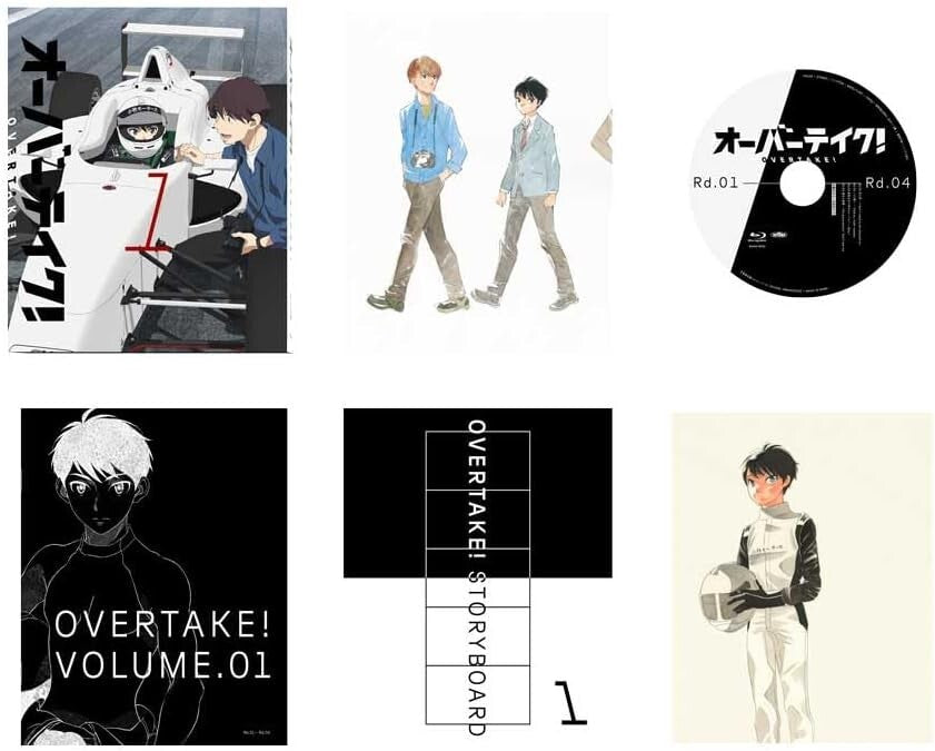 Overtake Vol.1 First Limited Edition Blu-ray Booklet From Japan New
