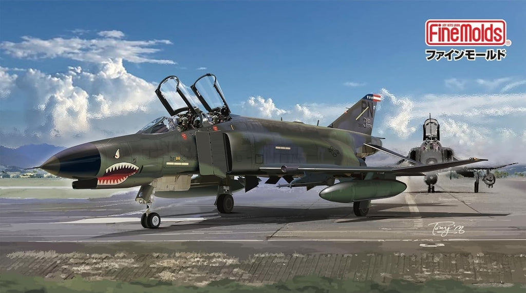 FineMolds 1/72 scale US Air Force F-4E Fighter Late Model Clark Airbase New