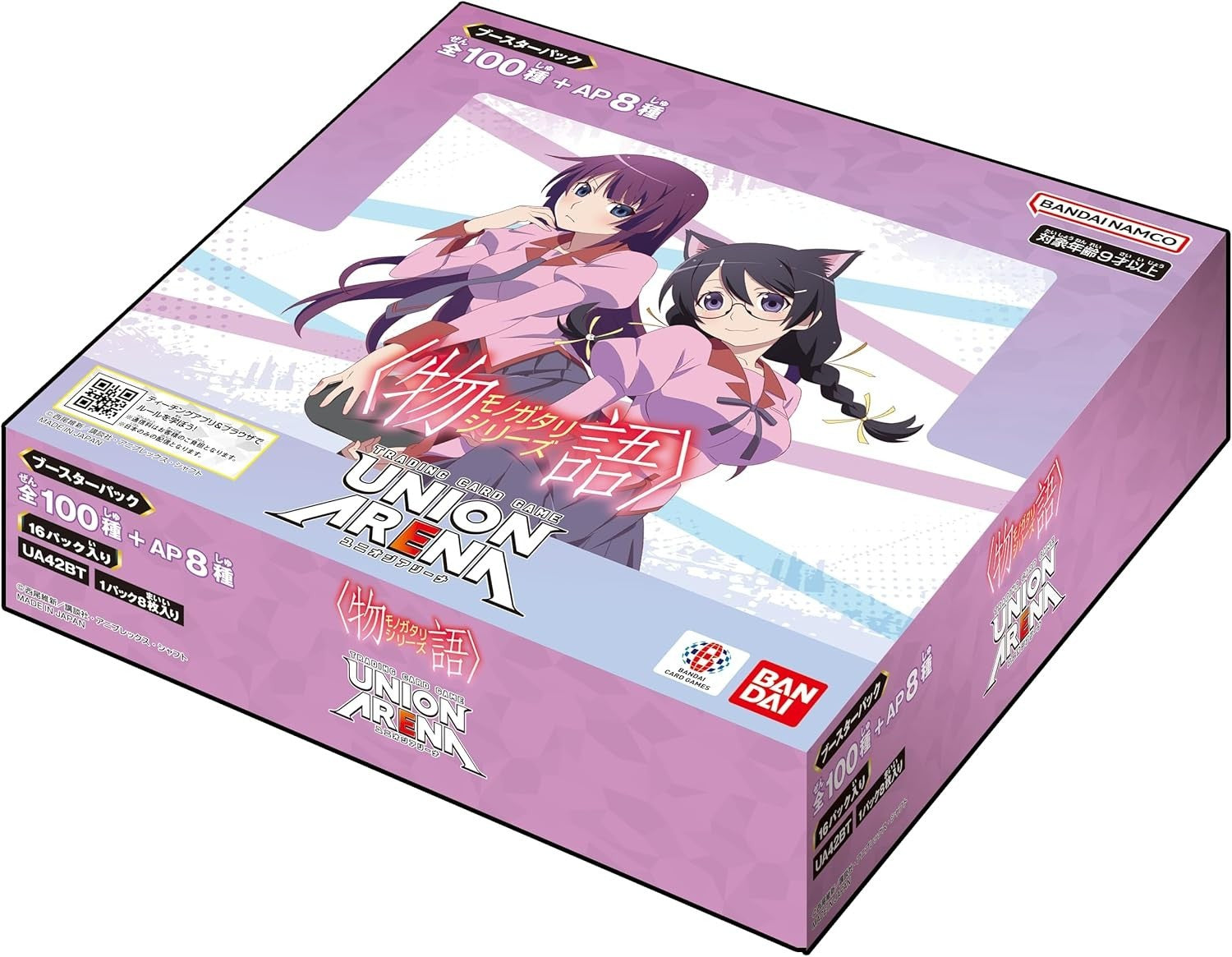 BANDAI Union Arena Booster Pack (Monogatari) Series UA42BT (Box) 16 Packs NEW