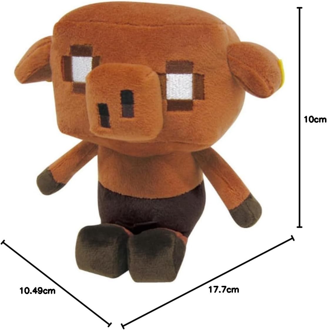K Company Minecraft Legends Plush Toy Piglin H17.7 x W10 x D10.5cm MCL-NG-PG NEW