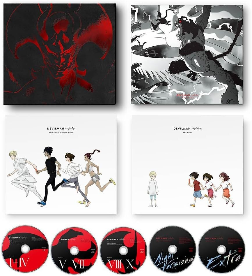 DEVILMAN Crybaby COMPLETE BOX Production Limited edition Blu-ray new