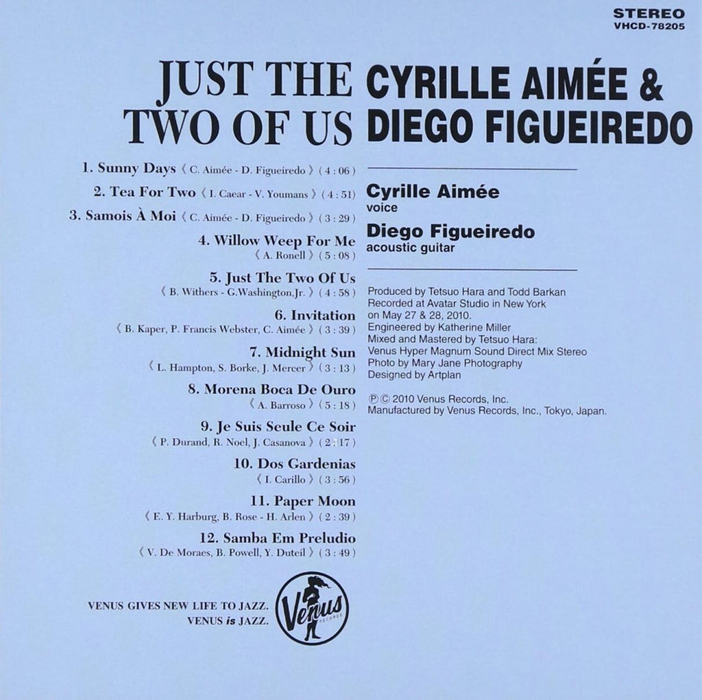 Cyrille Aim?e & Diego Figueiredo CD Just The Two Of Us Sl OBI New