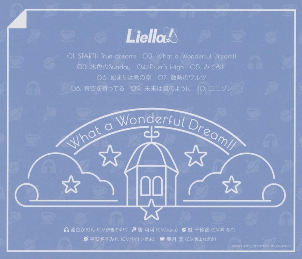 New Love live Liella! 1st album What a Wonderful Dream !! Original Edition CD