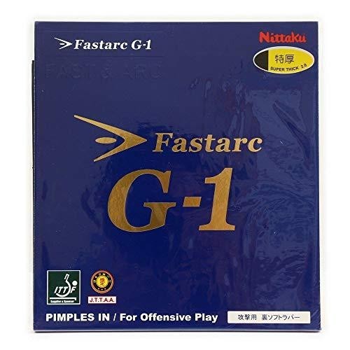 Nittaku Fastark G-1 Table Tennis Rubber Inner Soft Tension Black Extra Thick NEW
