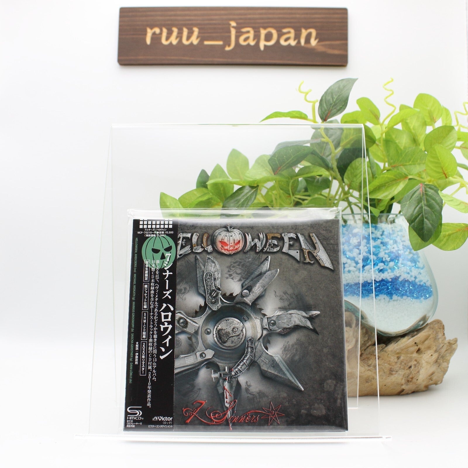 New HELLOWEEN 7 SINNERS WITH BONUS TRACKS JAPAN MINI LP 2 SHM CD