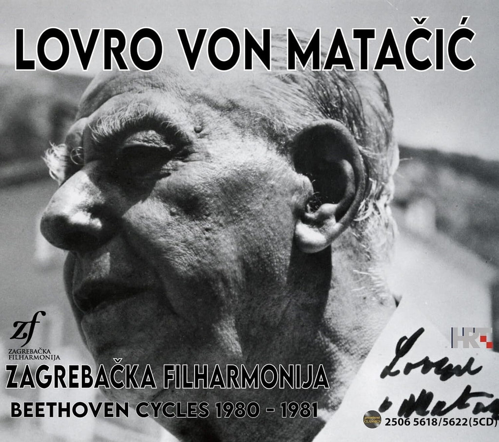 New Lovro von Matačić Beethoven Cycles 1980-1981 5 CD Set Prominent Classics