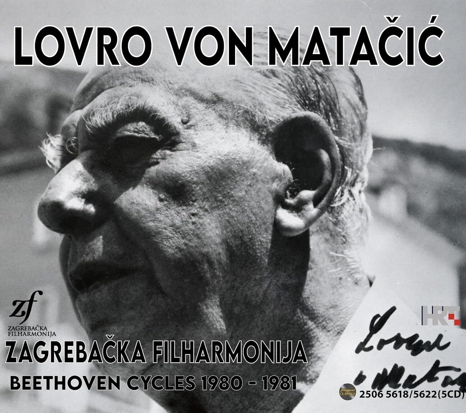 New Lovro von Matačić Beethoven Cycles 1980-1981 5 CD Set Prominent Classics