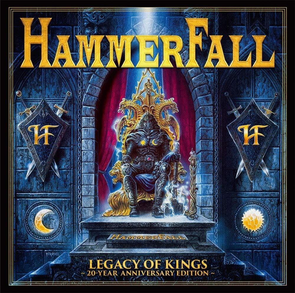 HAMMERFALL-LEGACY OF KINGS 20TH ANNIVERSARY EDITION-JAPAN 2 CD+DVD New