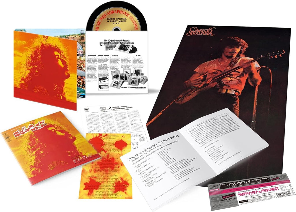 CARLOS SANTANA & BUDDY MILES-Carlos Santana & Buddy Miles! Live!-HYBRID SACD NEW
