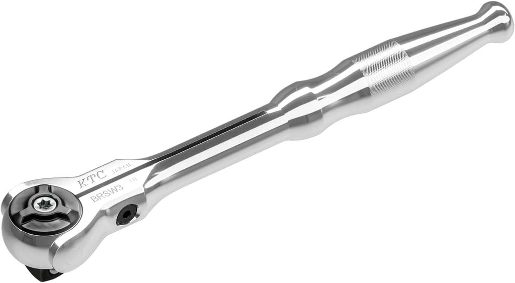 KYOTO TOOL (KTC) 9.5 sq. Swivel Ratchet Handle BRSW3 Silver NEW