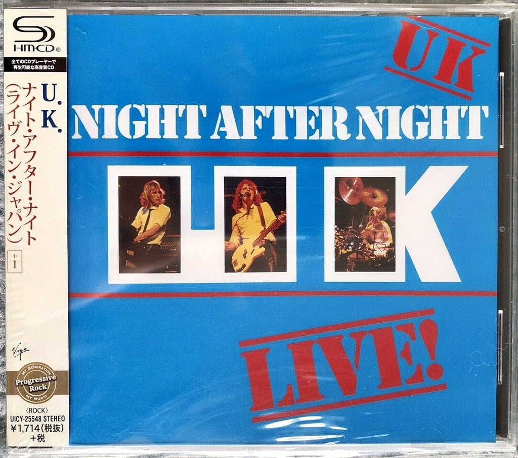U.K.-NIGHT AFTER NIGHT-JAPAN SHM-CD BONUS TRACK From Japan NEW