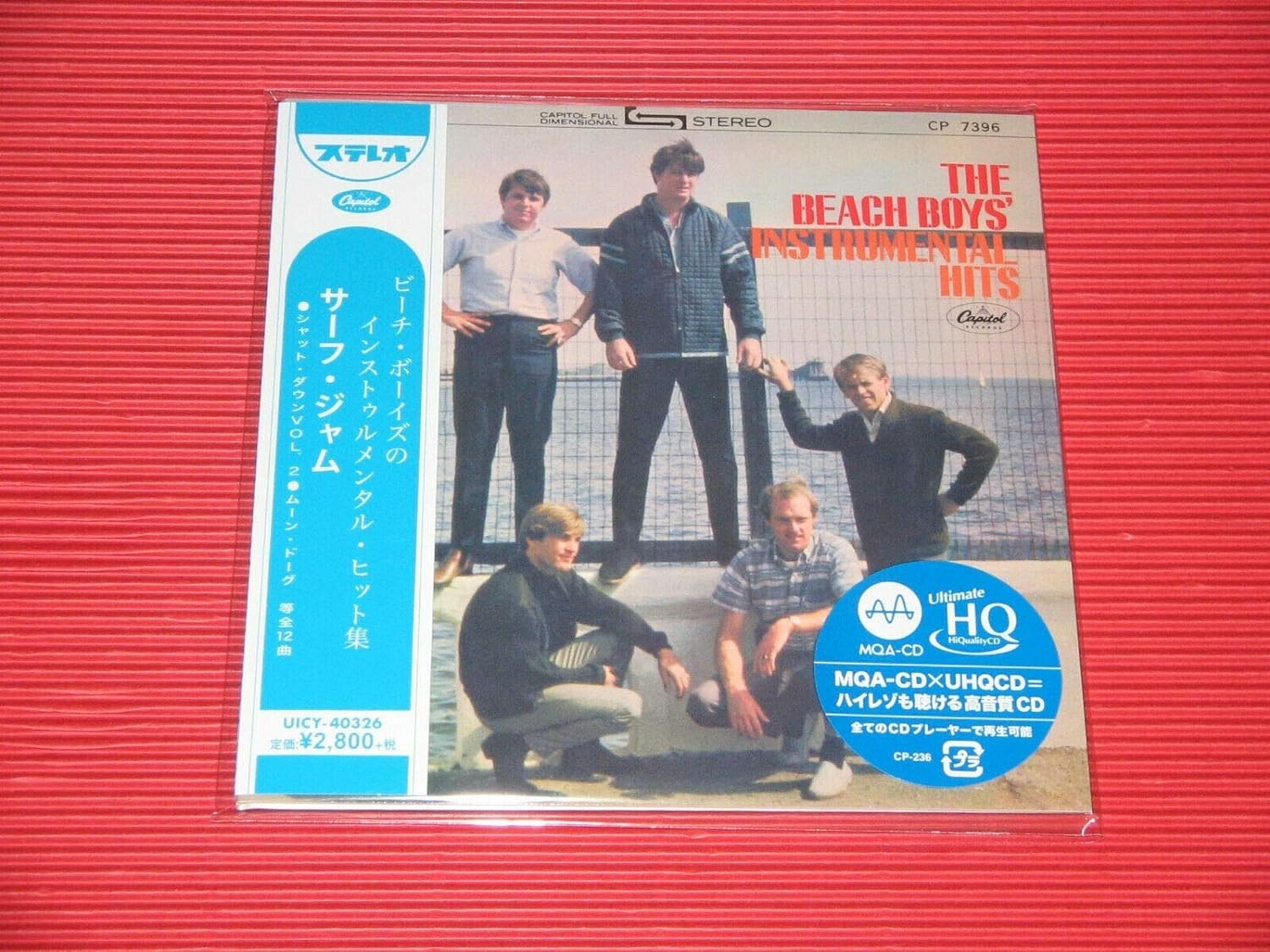 The Beach Boys/Instrumental Hits JAPAN ONLY.MINI-LP CD NEW From Japan
