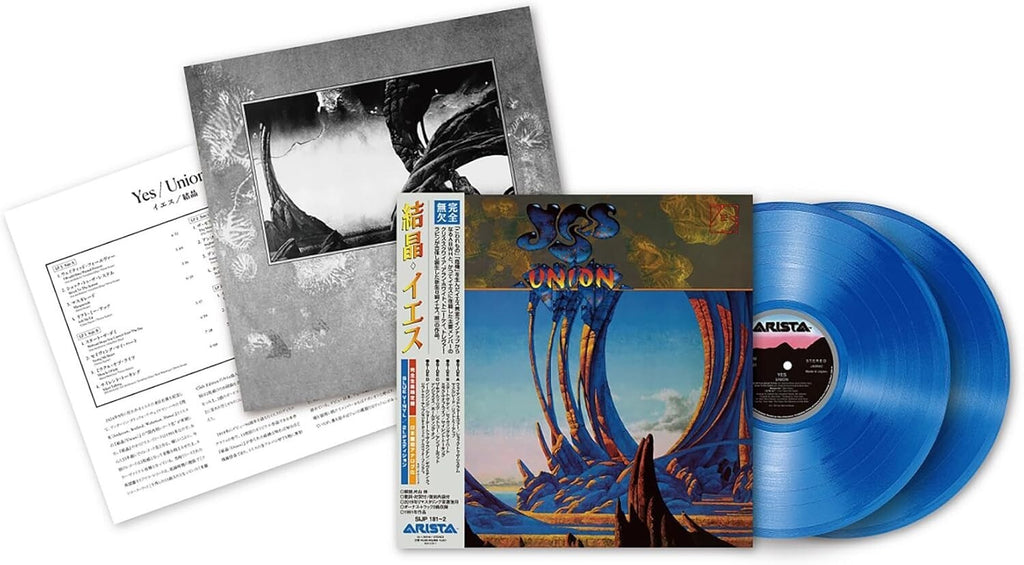 New YES UNION 2024 JAPAN VINYL RECORD DOUBLE LP BLUE VINYL