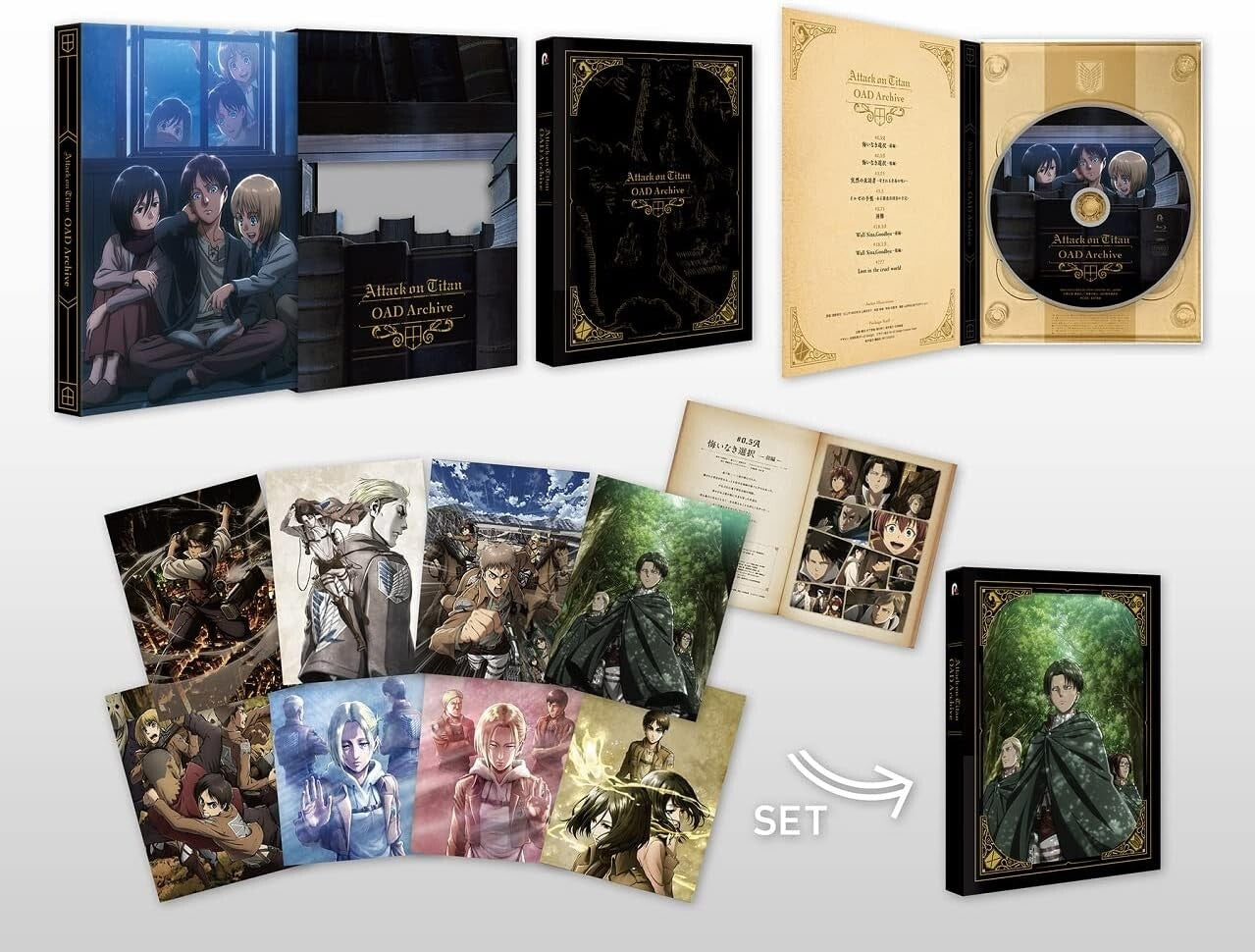 Attack on Titan OAD Archive Blu-ray Japan New