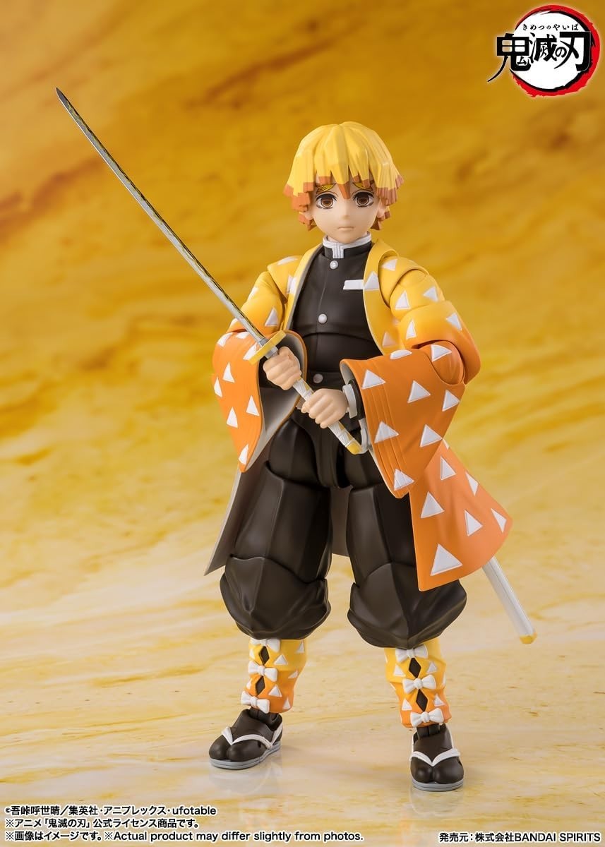 Im-Stock Bandai S.H.Figuarts SHF Figure Agatsuma (Demon Slayer: Kimetsu Yaiba)
