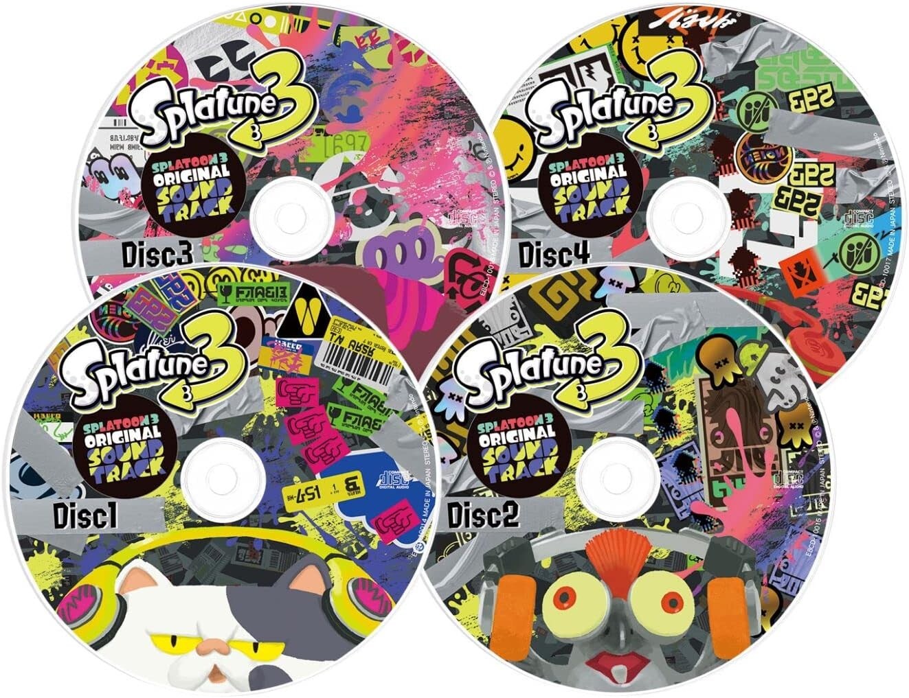 Splatoon 3 Original Soundtrack Splatune Nintendo Switch Game Music CD NEW