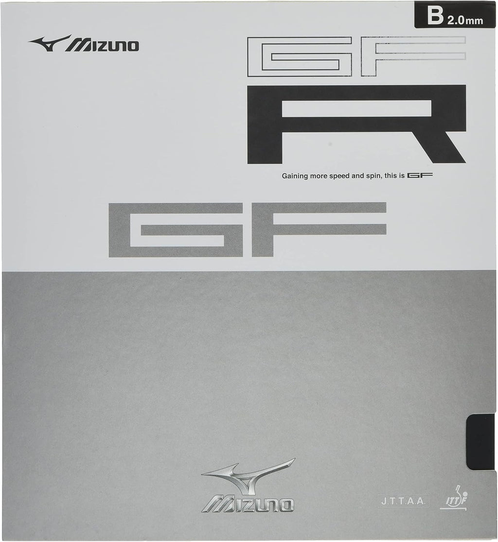 MIZUNO Table Tennis Rubber GF R 2.0 Thickness 83JRT740 Black 2.0mm NEW