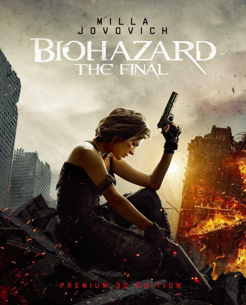 Resident Evil The Final Chapter Premium 3D Limited Edition 3 Blu-ray New